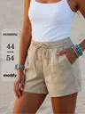 Шорты бермуды летние из лиоцелла короткие свободные