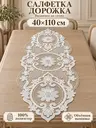 Салфетка сервировочная белая 40х110 см