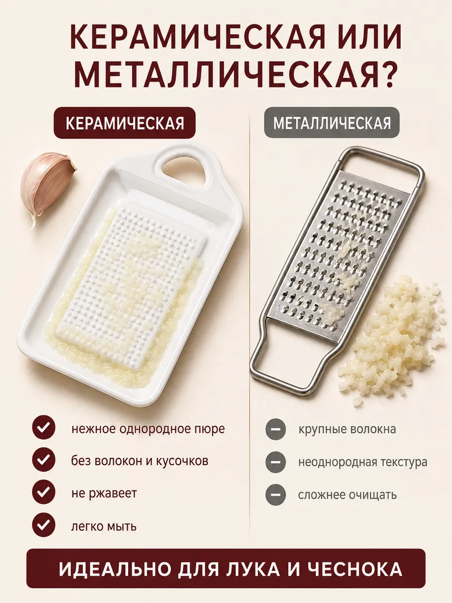 Тарелка-терка маленькая керамическая — терки оптом, фото 2 из 3